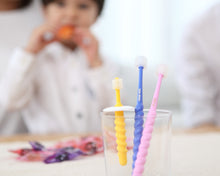 Load image into Gallery viewer, PT02-P / PT02-B / PT02-G / PT02-O POPOTAN 360-degree Kids Toothbrush - 3 years old+